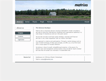 Tablet Screenshot of matrixs.com